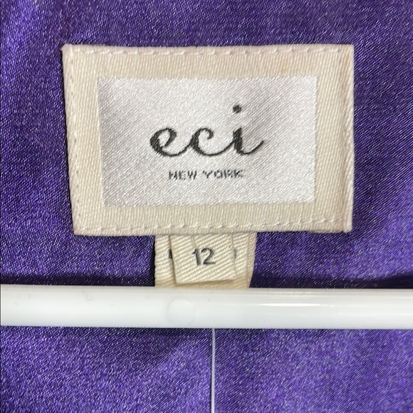 ECI Purple Ruffle Mini Dress - Picture 2 of 8